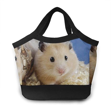Amazon ハムスター 保温バッグ ランチバッグ お弁当 保冷バッグ デニム クーラーバック お弁当袋 学生 通勤族用 ランチバッグ ランチ巾着 ランチベルト オンライン通販