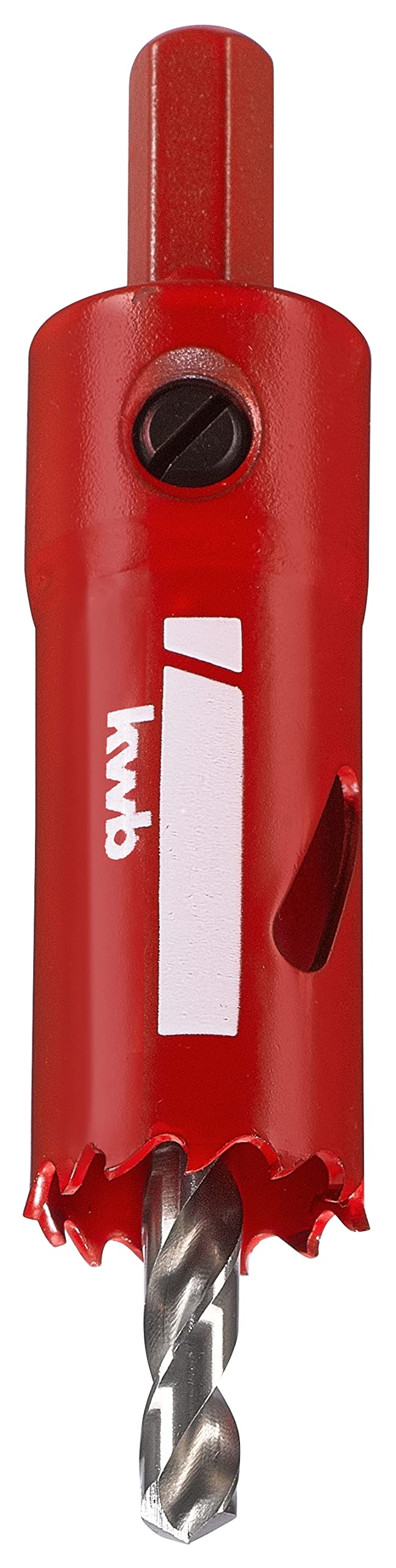 kwb Hss Bi-Metal Hole Saw Ø 22 Mm With Progressive Vario-toothing, High Precision, Hexagonal Shank, 38 Mm Cutting Depth and Centre bit