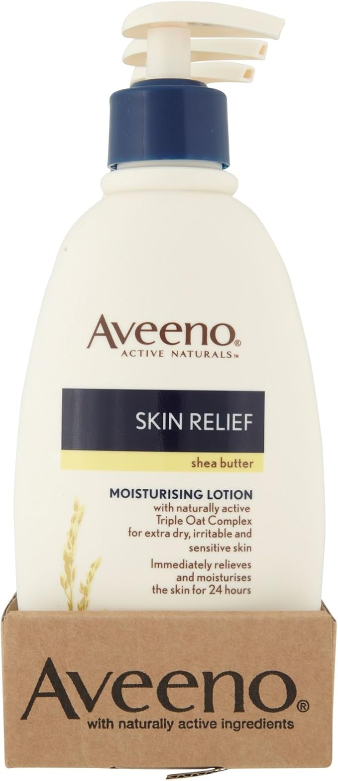 aveeno skin relief nourishing lotion shea butter