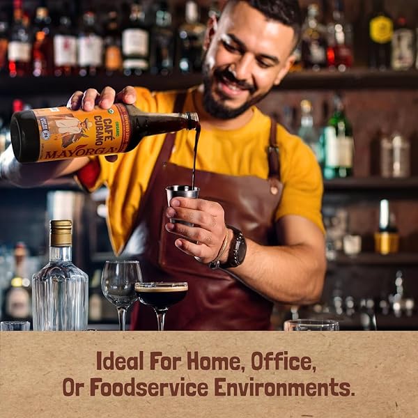 MAYORGA ESPRESSO LISTO COFFEE CONCENTRATE, ORGANIC ESPRESSO READY-TO-DRINK COFFEE, 24 SERVINGS BOTTLE, BOLD SMOOTH FLAVOR, COLD BREW COFFEE, BARISTA-QUALITY, SUSTAINABLY SOURCED – 24.35 FL OZ