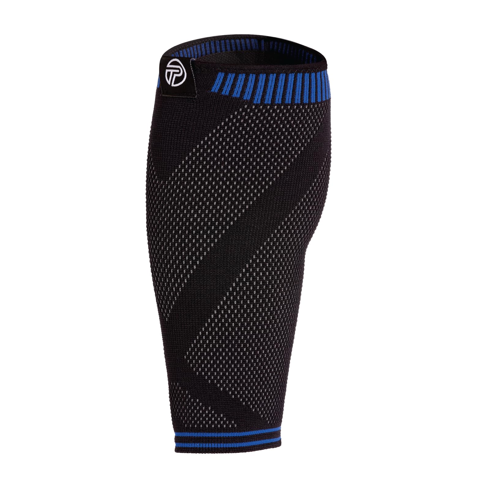 Pro-Tec Athletics X-Large Black/Blue 3D Flat Premium Calf Sleeve