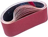 STE BRUAM Sanding Belt 75x457 mm 15pc 80/120/150/240/400 Grits for Sander