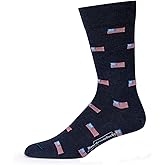 BoardroomSocks Merino Wool Mid-Calf Patterned Socks, Dress Socks for Men