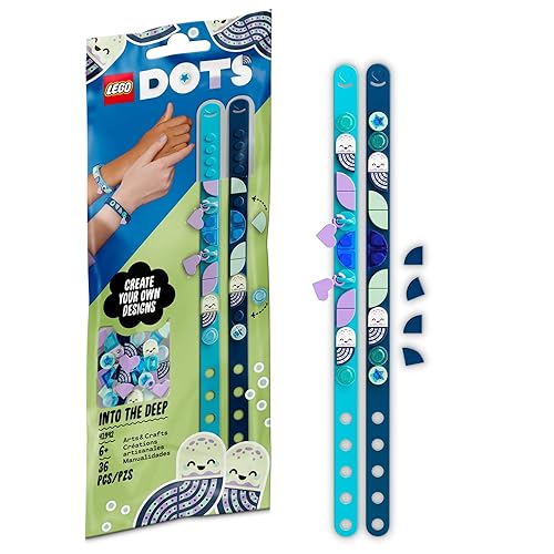 LEGO DOTS Into The Deep Bracelets with Charms 41942 DIY Craft