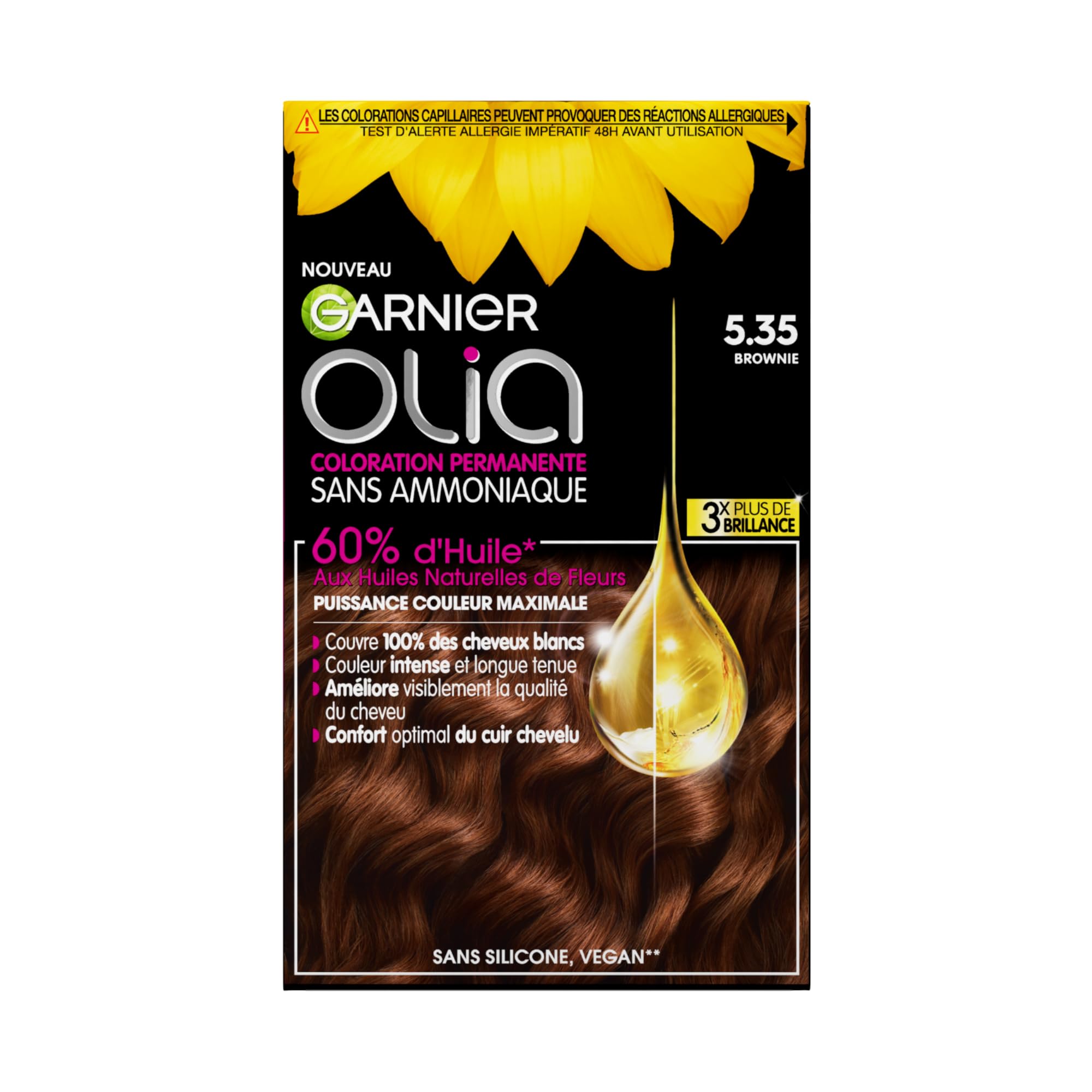 Garnier - Olia - Ammonia-free oil-based chestnut hair dye
