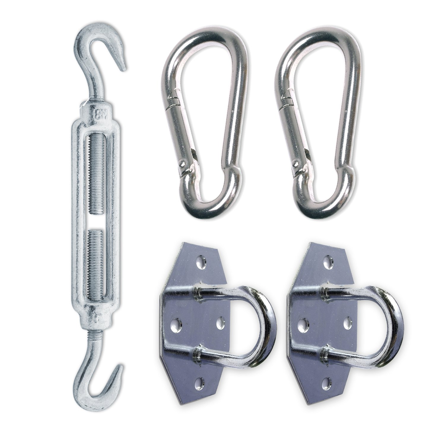 Corasol COR19SET1 Mounting Set No.1 for 3-Corner Sun Sail, Galvanised