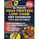 Ultimate High Protein Low Carb Diet Cookbook for Beginners: Tasty and Quick Low Carb Meals to Burn Fat, Crush Cravings and Feel Great While Staying Full – 56‑Day Meal Plan to Keep You on Track