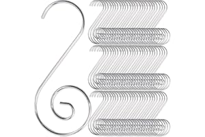 GXXMEI 200PCS Stainless Steel Christmas Ornament Hangers - Perfect for Tree Decorations