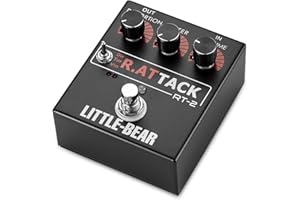 Nobsound Little Bear 3 RAT Tack Guitar Bass Distortion Effector effect Stomp Box Fuzz Pedal LED