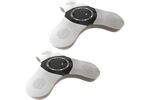 Skywin Bluetooth Conference Speaker with Microphone - 2 Pack Wireless Conference Call USB Speakerphone for Mobile Phone and Computer, High Sensitive Omnidirectional 360° with Noise Canceling