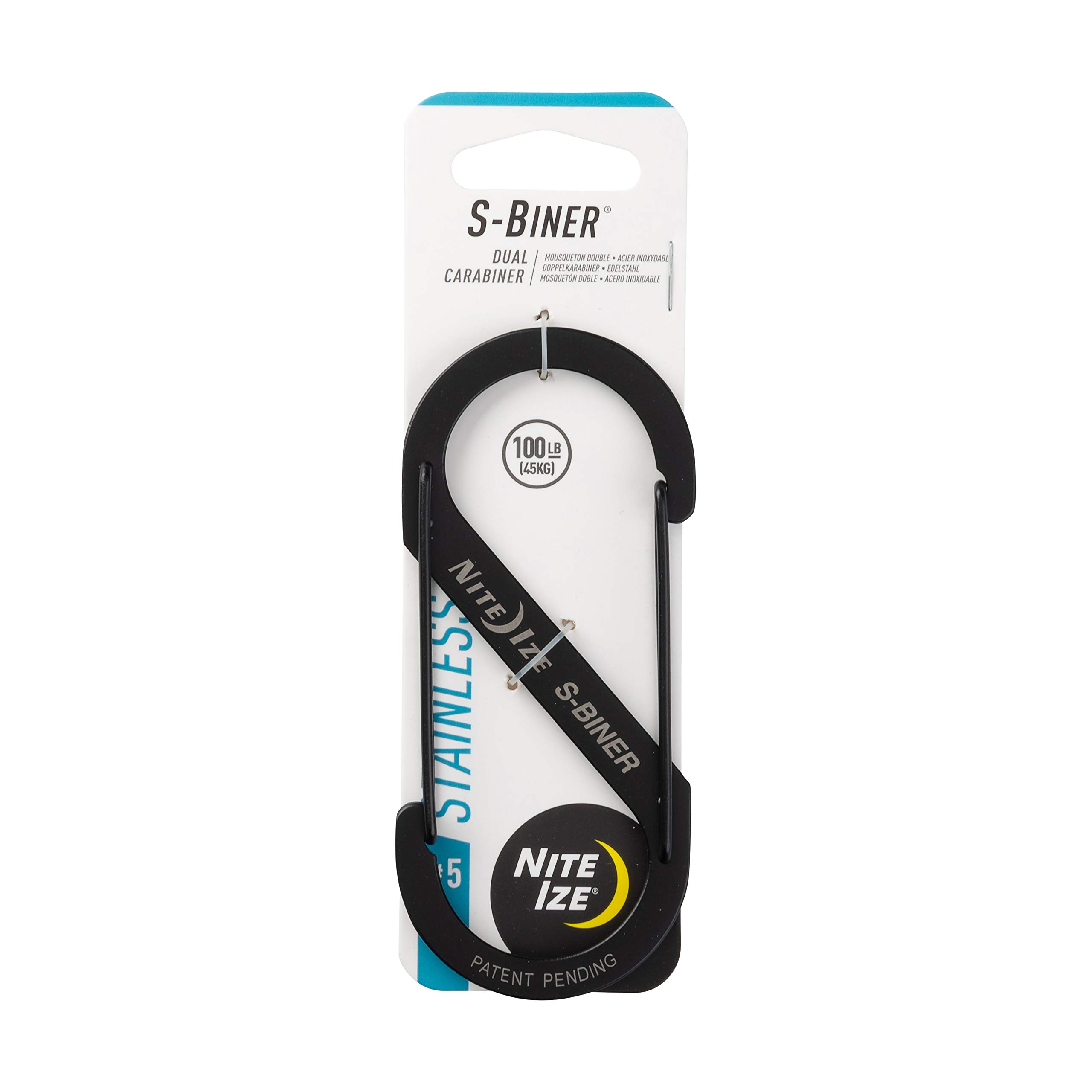 Nite Ize S-Biner Size 5 Durable Carabiner - Black