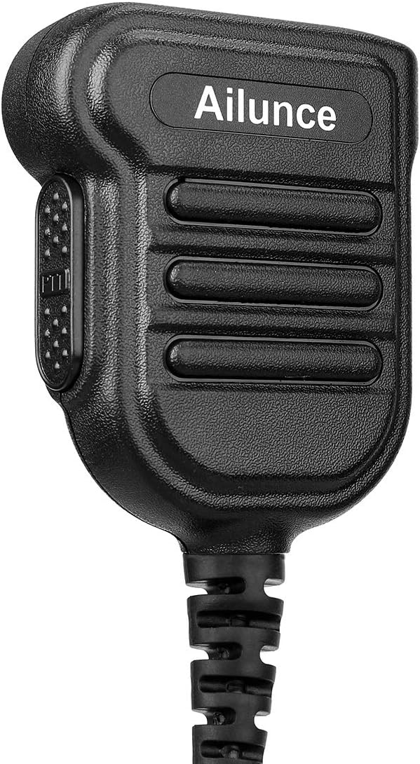 Ailunce H103ML Speaker Microphone IP55 Waterproof Compatible HD1 DMR Digital Two Way Radio Compatible with Retevis RT29 RT87 RT648 RT647 RT83 Walkie Talkies (1 pcs) - Image 3