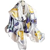 Dress Scarves Shawl Wraps Long Silky Scarf for Women Dressy Fashion Lightweight for Decorative Formal Evening Gowns