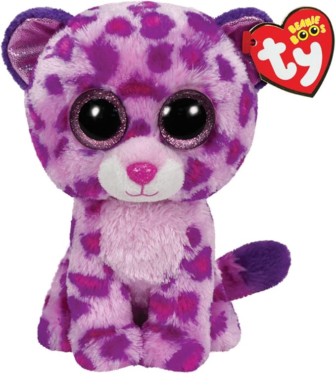 Ty Ty Beanie Boo S Peluche Glamour Leopard Rose 15 Cm Amazon Fr Jeux Et Jouets