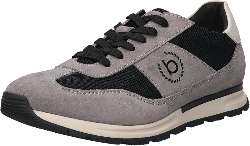 Chaussures Basses à Lacets pour Homme 333-81912 - Gris/Noir - Taille 41 EU, Gris/Noir, 41 EU