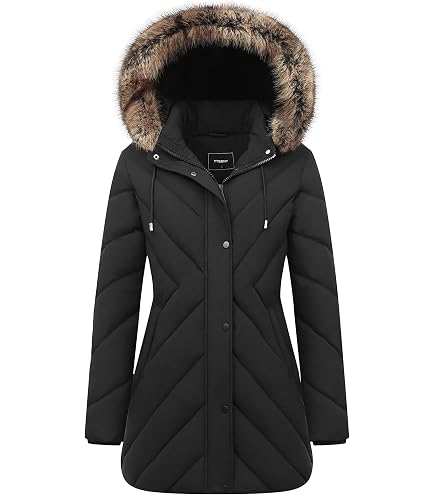 Amazon.com: GOLDLADIES Women's Winter Coat Long Waterproof Parka
