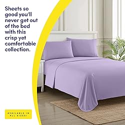 1500 Supreme Collection Queen Sheet Sets Lavender