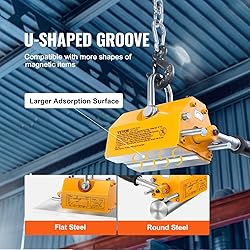 VEVOR Magnetic Lifter, 220 lbs/100 kg Pulling