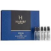H HABIBI MEN SCENT (Men's Discovery Sample Set) - Luxury Men's Fragrances with Notes of Citrus, Leather, Spice & Oud - Fresh & Clean Perfume Samples for Any Occasion