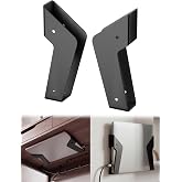 NiHome Under Desk Laptop Mount &amp; Wall Holder, Adjustable Metal Bracket 35mm | Wall Bracket for MacBook, Keyboard, Tablet. EVA Pad Protects, Side Open Charging. Space-Saving Storage for Home &amp; Office