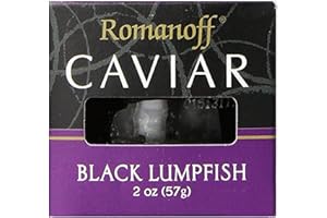 Romanoff Caviar Black Lumpfish, 2 oz, Whole