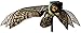 Bird-X Prowler Owl Decoy with Moving Wings Realistic Bird Scare