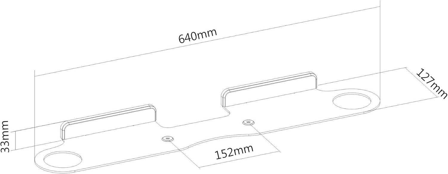PureMounts, Speaker Mount Wall Mount for Sonos Beam - White - Image 5