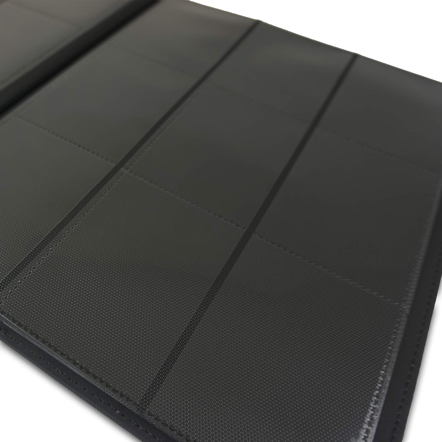 Vault X 9 Pocket Trading Card Strap Binder, 360 Cards, Premium Exo-Tec Album Material, 20 Side-Loading Pages, Folder for Collectible Games, Sports, TCG (Black)