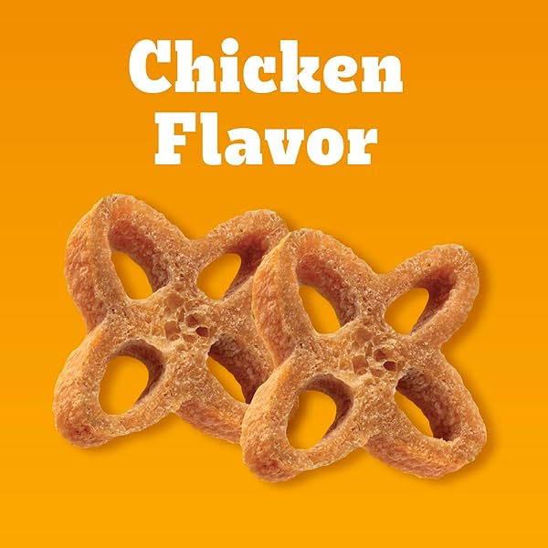 PEDIGREE DENTASTIX CHEWY CHUNX LARGE DOG DENTAL TREATS CHICKEN FLAVOR, 13.5 OZ. BAG