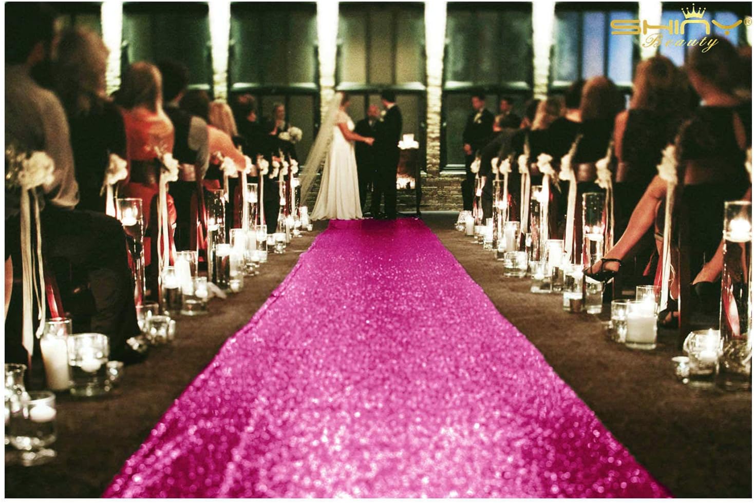 Best hot pink carpet aisle runner