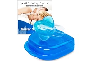 WGJQAQQ Anti-Snoring Devices - Reusable Snoring Solution for Men/Women Sleep, Snore Device Stopper for Better Sleep Stop Snoring - Blue1