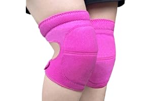 JYBTAA Knee Pads for Kneeling Work, Soft Garden Knee Pad for House Cleaning Worker, Waterproof Foam Cushion, Safety Knee Protector for Flooring and Carpet Installers, Prefect for Mens Womens, Pink L (1 Pair)