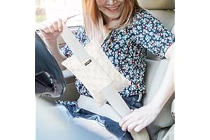 LYMOI Chemo Port Pillow, Chemo Port Protector, Port Pillows for Chemo Patients Seatbelt, Bypass Pacemaker Must Haves Seat Belt Cushion Open Heart Surgery Recovery Gifts (Gray)