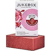 JUKEBOX Soap,Rose Hips Don't Lie Scent, Natural Bar Soap for Women, Cold Process, Bath Soap with No Harmful Ingredients, Created for All Skin Types, Rose, Praline, Lemon Zest-a Dr. Squatch Brand-4.5oz