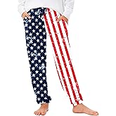 Deerose Christmas Pants Xmas Drawstring Sweatpants with Pockets 5-14 Years