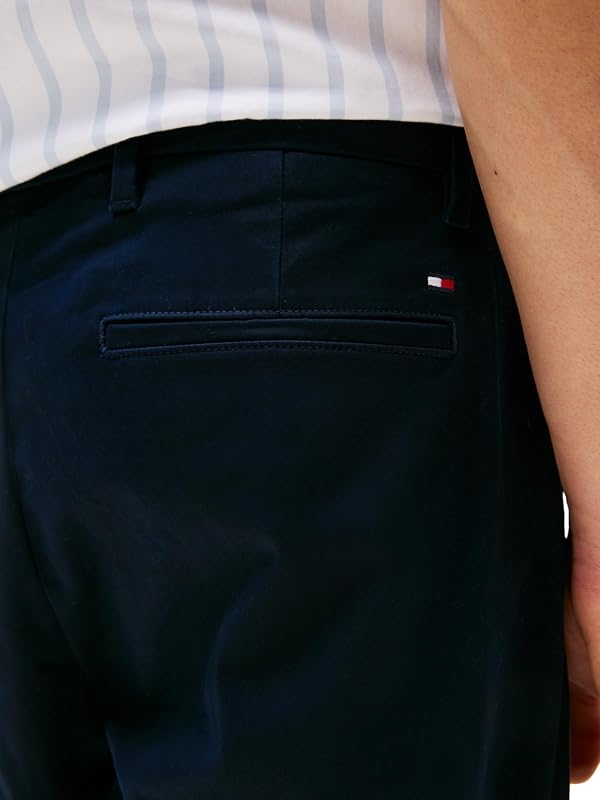 Chino Homme Harlem Satin Relaxed Fit, Bleu (Desert Sky), 34W/31L — photo 3 sur 7