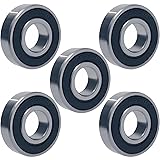 Tonmp 5 PCS 6001-2RS Deep Groove Ball Bearings
