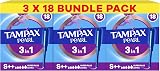 Tampax Pearl Super Plus Extra 3x18 Tampons with SmoothTouch Applicator