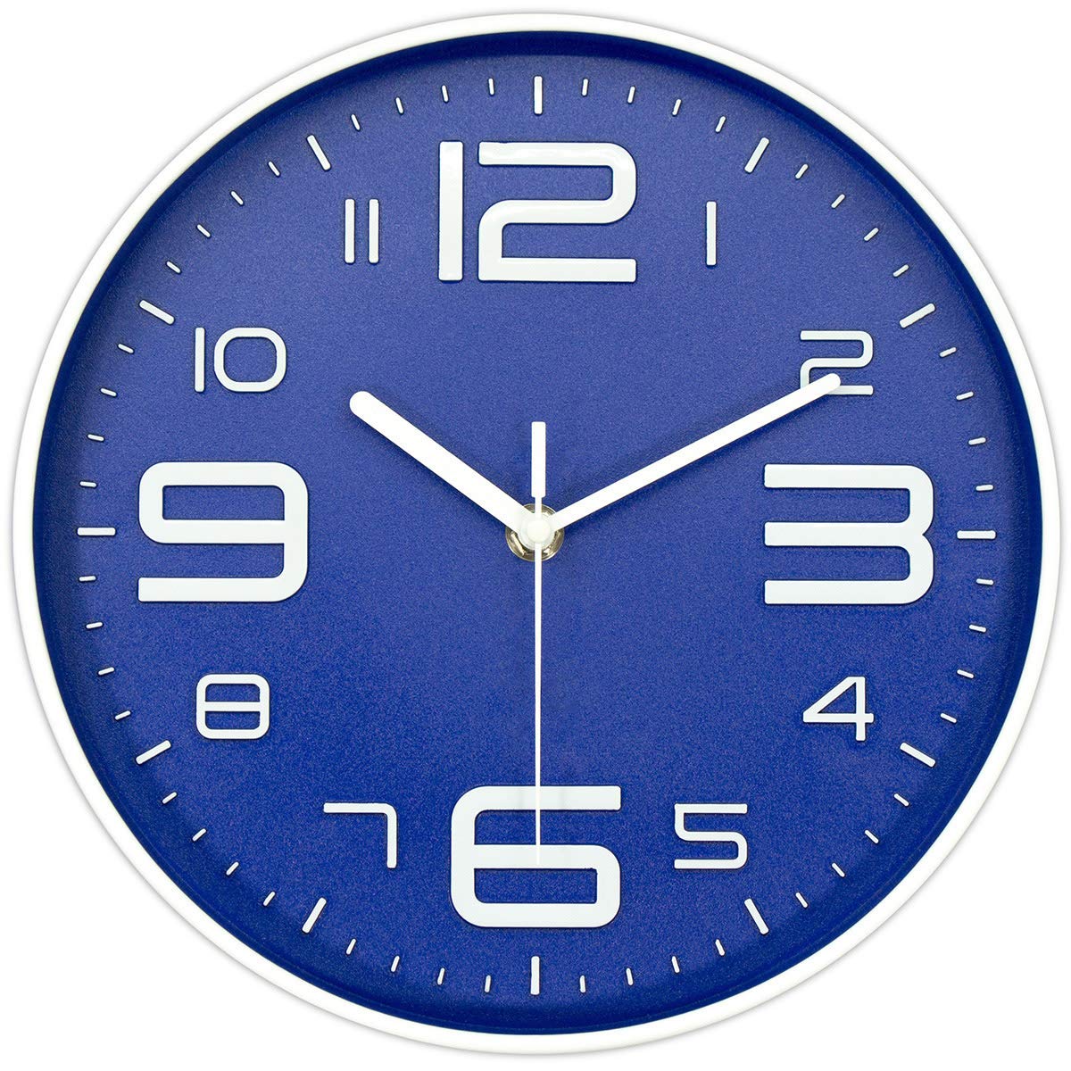Best Large Round Blue Kitchen Clock