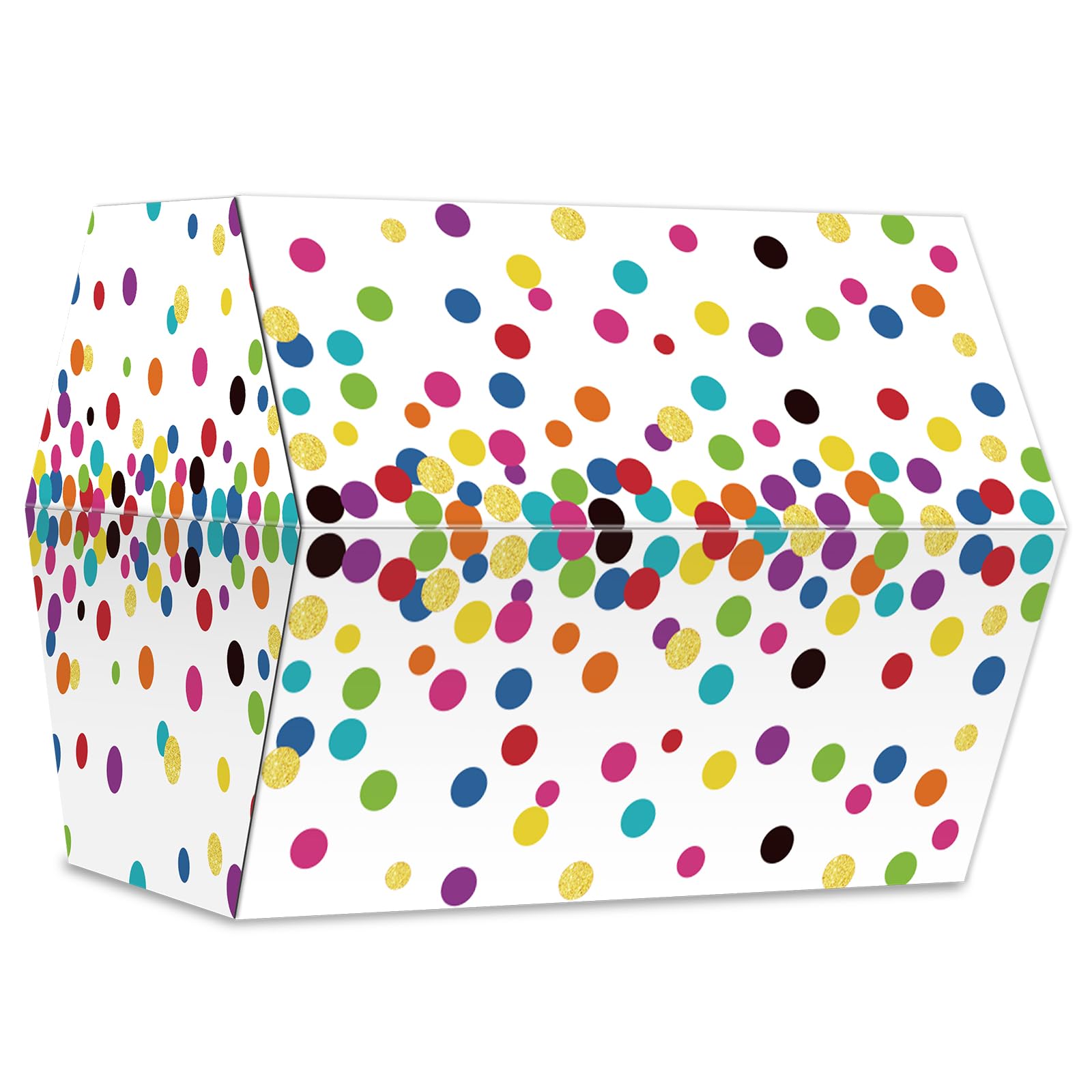 Photo 1 of ZOIIWA Confetti Treasure Chest Box Classroom Decorations Confetti Chest Teachers Toy Prizes Awards Rewards Treasure Box for Classroom Teachers Nursery Room School Decor