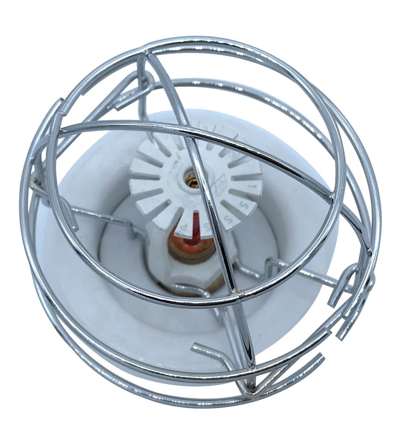 (6 Pack) Chrome Sprinkler Guard Fire Sprinkler Head Cage for 1/2" NPT