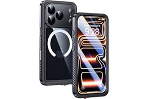 Lanhiem Magnetic for iPhone 17 Pro Max Case, Compatible with Magsafe, IP68 Waterproof Dustproof Shockproof Case with Built-in
