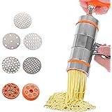 Small Noodle Press Machine manual pasta machine kitchen hand pressure noodle press Stainless steel household Pasta Maker with