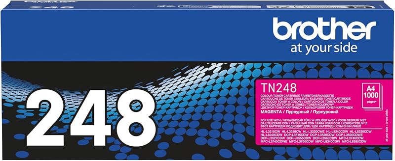 Brother TN-248M Magenta Toner Cartridge Single Pack Standard Yield