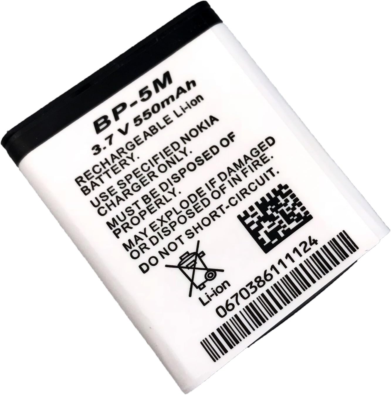 Mattery BP5M 3.7V 550mAh Rechargeable Liion Battery for KINGEAR Dualscreen Camera Waterproof