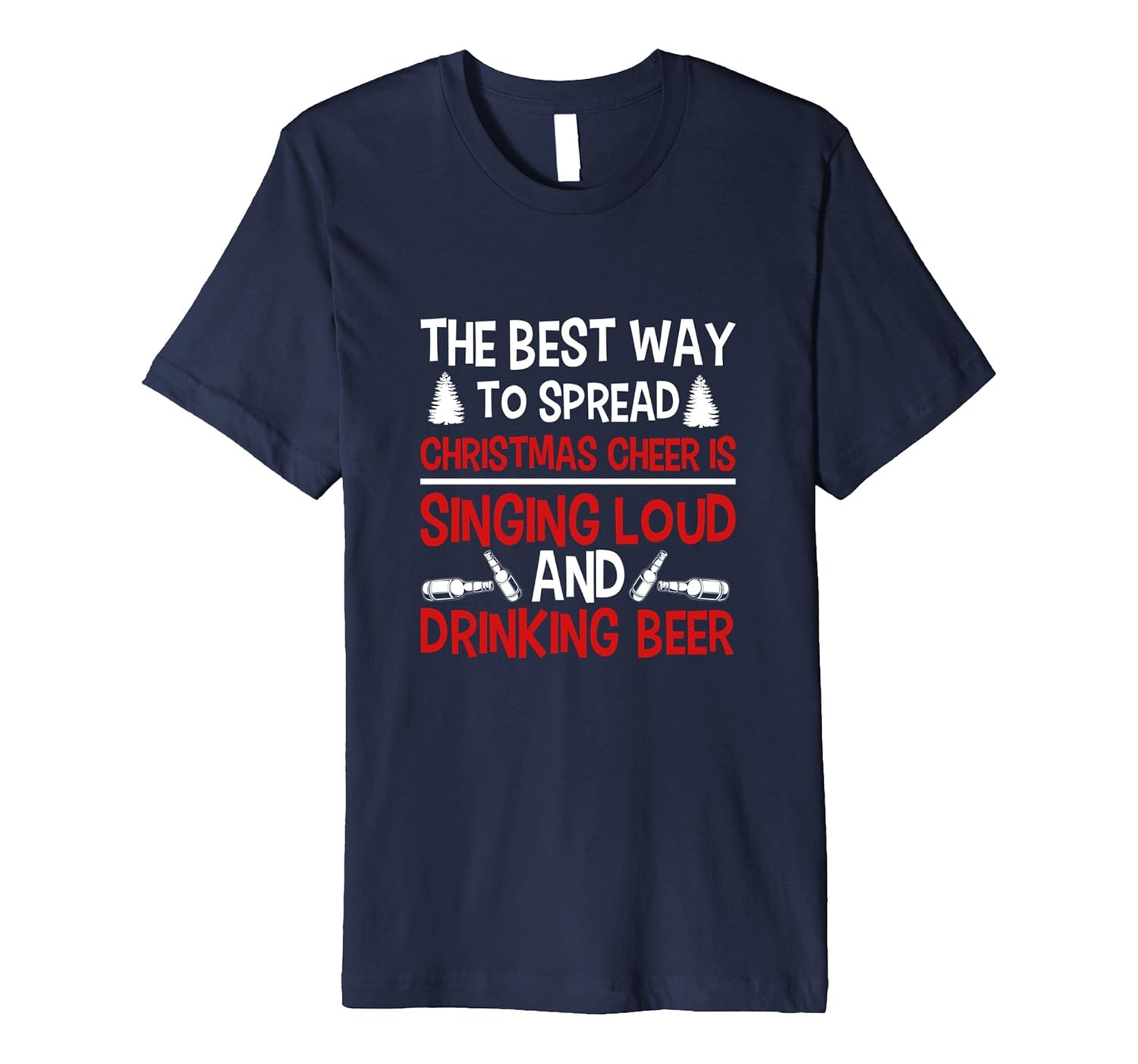 Christmas Cheer Drinking Beer Xmas Adults Men Women Shirt-ANZ