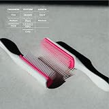 Denman D3 Curly Hair Brush Cherry Blossom 7 Row Styling Brush view 8