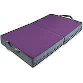 KI Store Garden Kneeling Pad Memory Form Knee Cushions for Gardening Extra Thick Knee Pad Water Resistant Prayer Pillow for Work Yoga Physical Therapy Purple