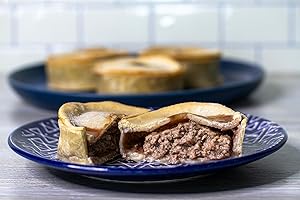 ACKROYD'S SCOTTISH BAKERY Ackroyd's Bakery Savory Pie Variety Pack (1 Dozen) - Scottish Meat Pies, Pork Sausage Rolls, Cheese and Onion Pies - Meal Prep, Heat and Eat, Easy Dinner, New Baby Gift