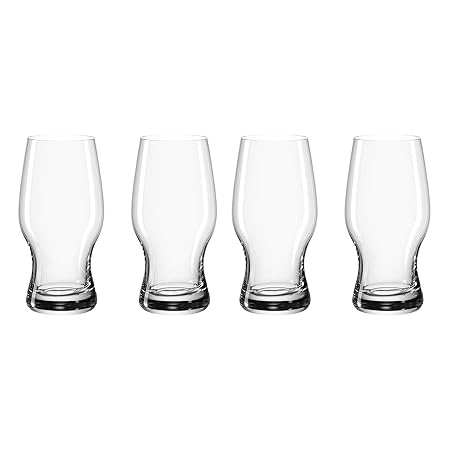 Leonardo Taverna Bierbecher, 4er Set, Bier Becher, Bierglas, Craftbierglas, Craftbier, Glas, 330 ml, 049449